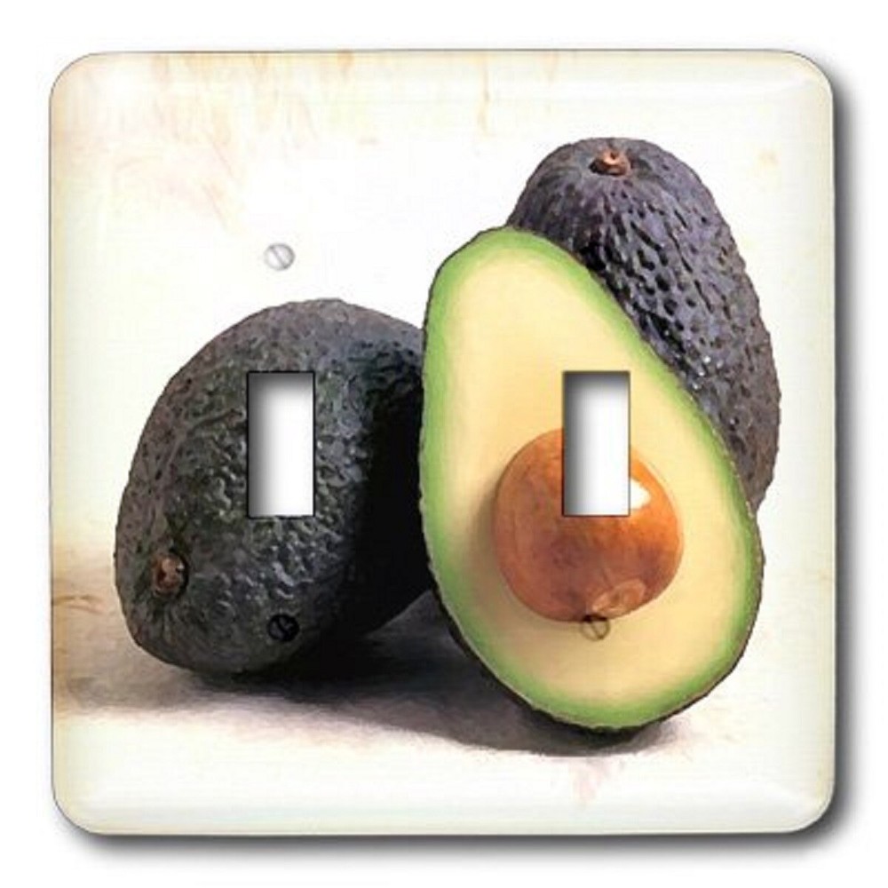 3dRose lsp_4229_2 Avocado Double Toggle Switch