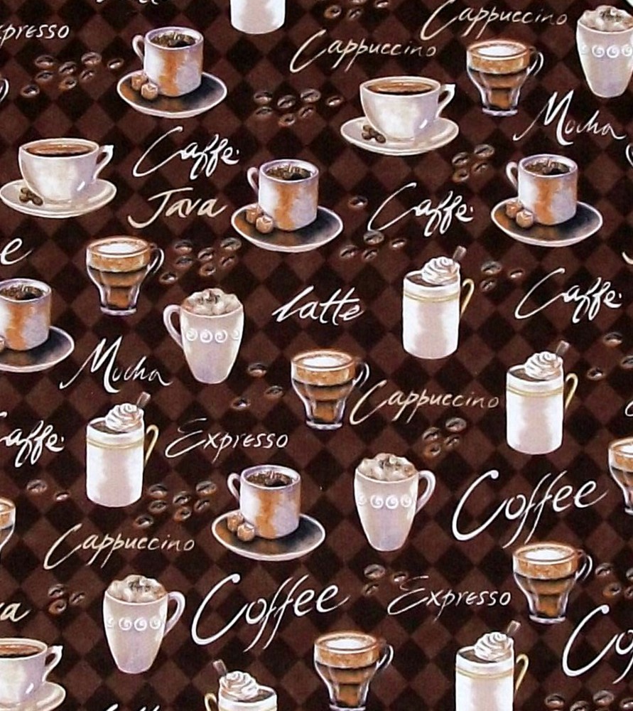 NEW Handmade Table Mat Candle Mat Coffee Latte Java 17" Square Brown Quilted