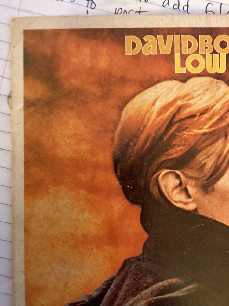 David Bowie 1977 ‘Low’ Postcard Record Sleeve
