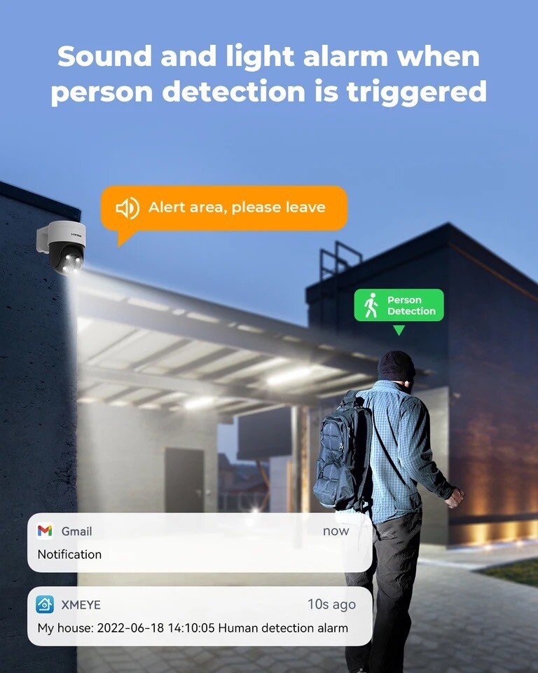 8MP Cctv Security Camera System - 5 Cameras