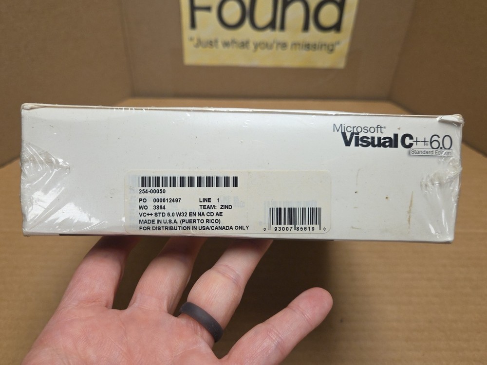 Microsoft Visual C++ 6.0 Standard Edition - SEALED NIP