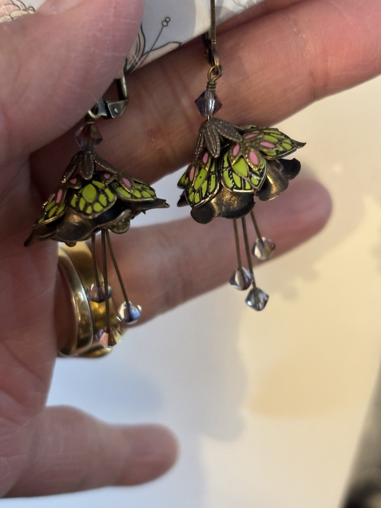 NoMonet Hand painted Earrings