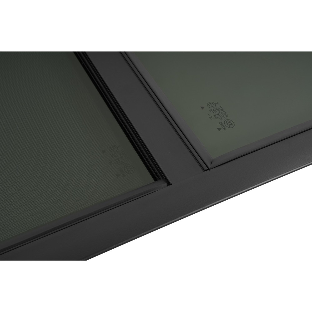 24" Width X 36" Height RV Window Vertical Sliding Tempered Glass W/Mesh Screen