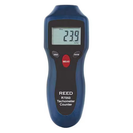 Reed Instruments R7050 Compact Photo Tachometer And Counter