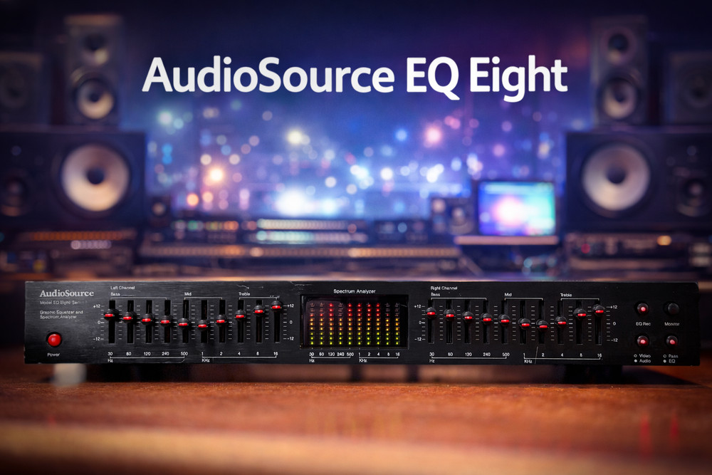 AudioSource EQ Eight 🌈RaRe🌈 Vintage Stereo Graphic Equalizer