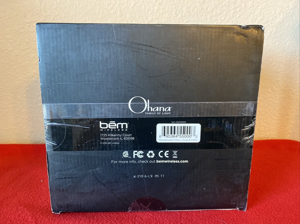 BEM Wireless Ohana Island Twilight Bluetooth Speaker System and Light Bundle NEW