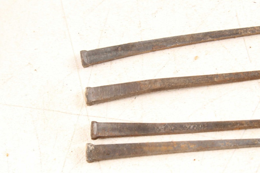 19 Antique 1800's Square Nails 3" Long