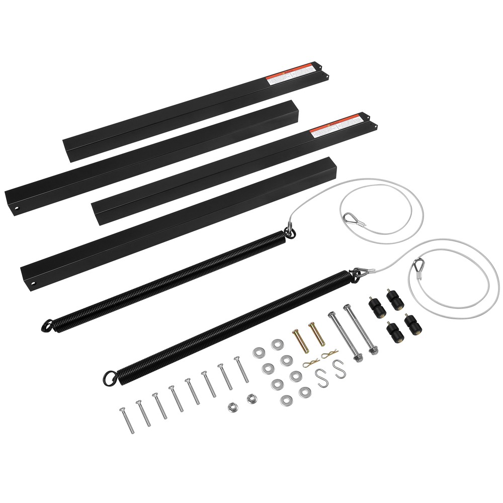 2 Sided Tailgate Utility Trailer Gate & Ramp Lift Assist System 350lbs