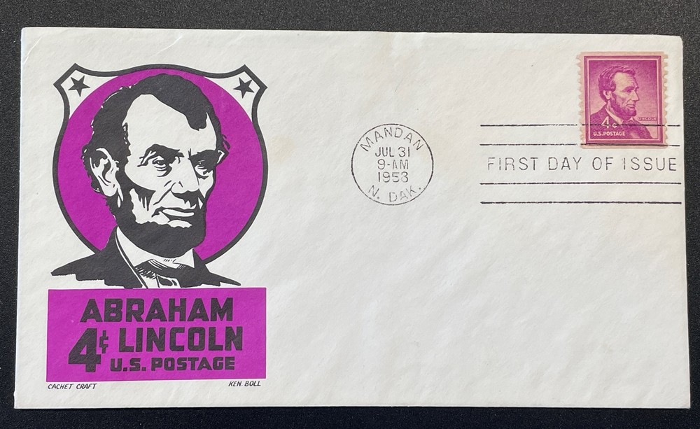 US FDC #1054, 55, 57 & 1058 Presidential Regular Issue; Postmark: Various