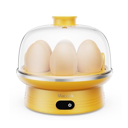Easter Rapid Egg Cooker with Touchscreen – 7-Egg Capacity, Yellow