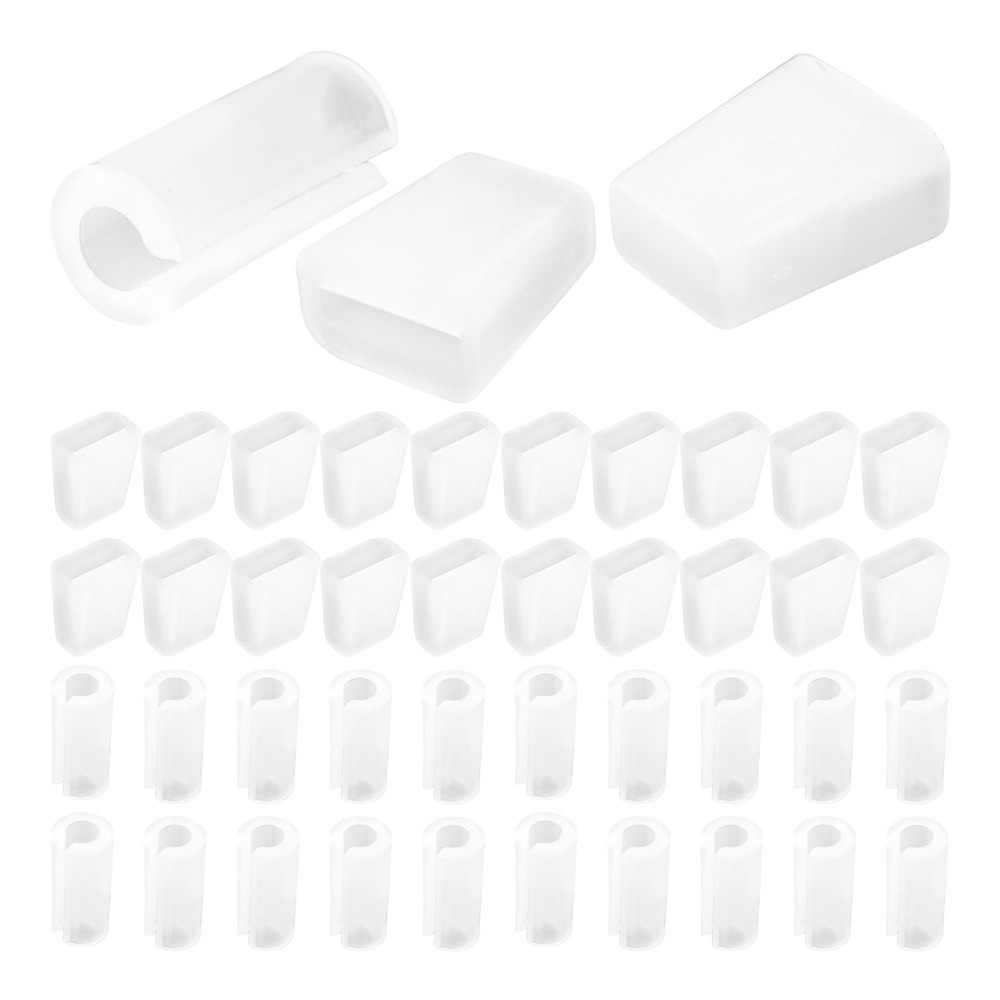 40 PCS Premium Sink Grid Plastic Feet Heavy-Duty Kitchen Wire Rack White
