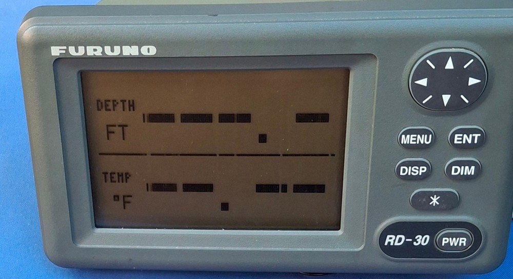 Furuno RD-30 Remote Organizer Multi Display Depth Temp Speed bad pixels for Part