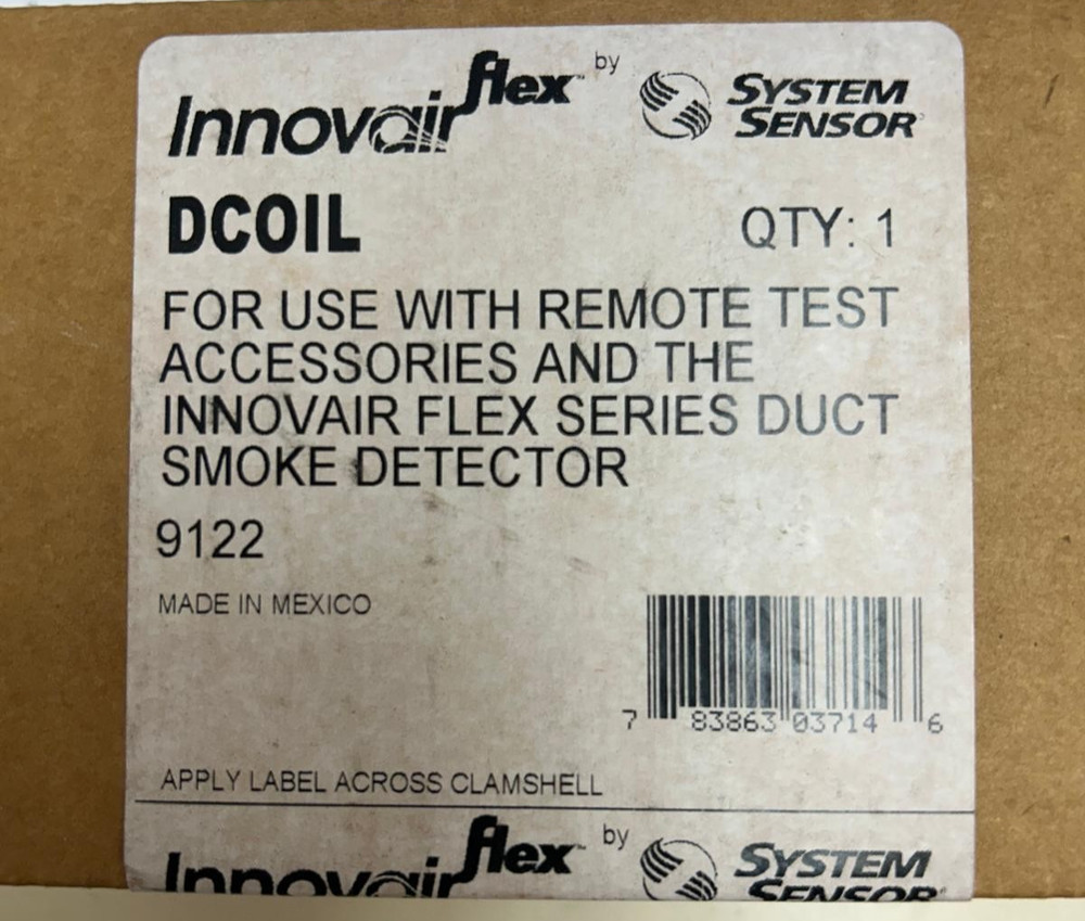 System Sensor Innovair Flex DCOIL Duct Accessory Remote Test 9122