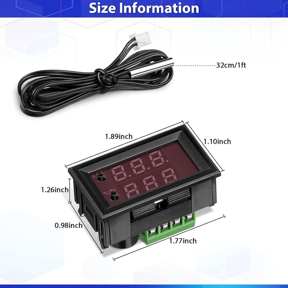 4 Pack Electronic Thermostat Controllers - Versatile Heating/Cooling up to 110°C