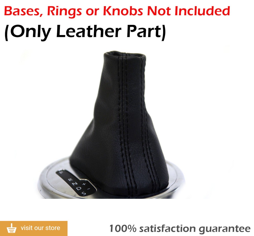 Automatic Shift Boot Replacement Cover PVC Leather Fit for VW Beetle 12-19 Black