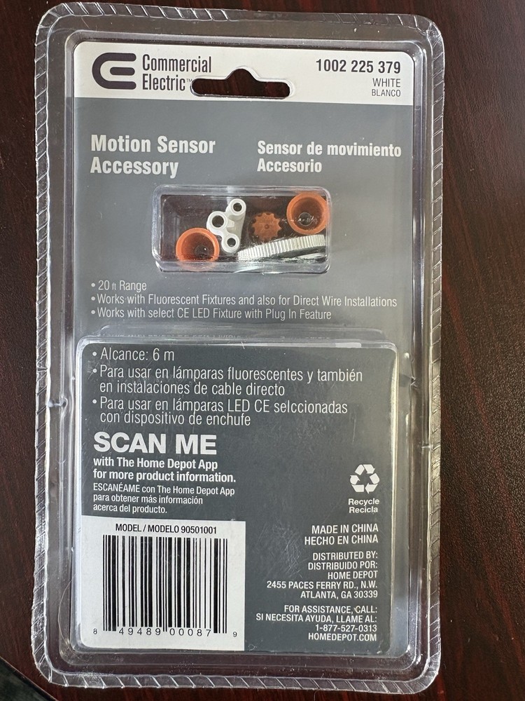 Commercial Electric External Motion Sensor Accessory 1002 225 379