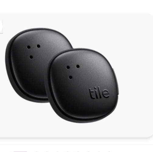 Tile Sticker - Black - 2-Pack By Life360