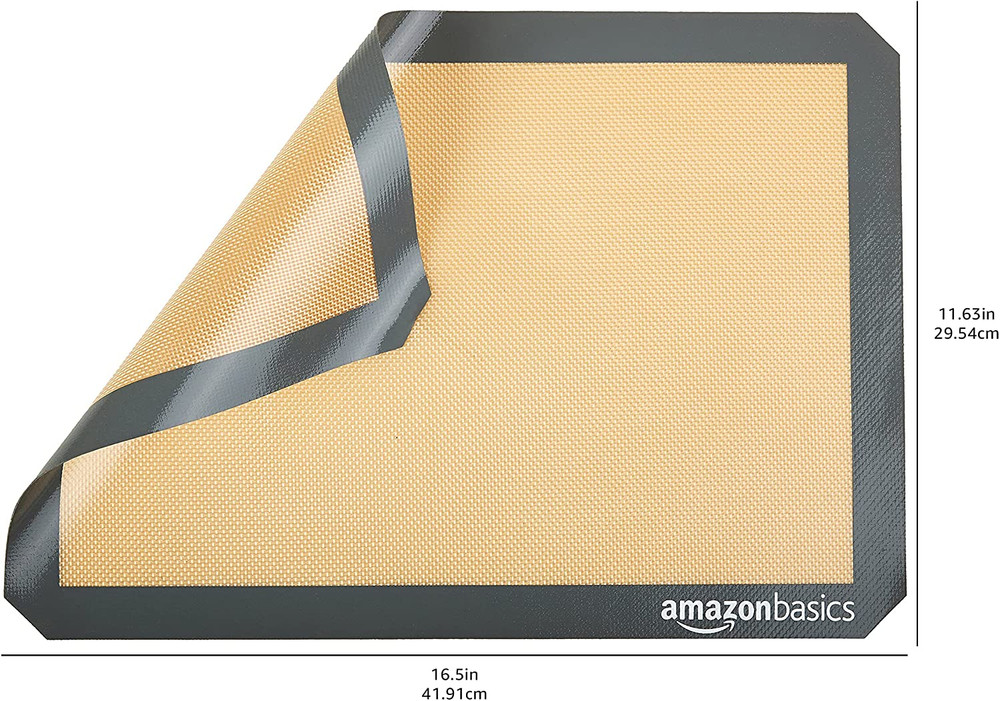 Silicone Rectangular Baking Mat, Non-Stick Reusable Oven Bakeware, 16.5" X 11.6"