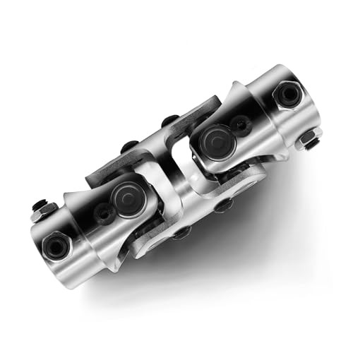 3/4" x 3/4" CHROME DOUBLE U Joint Steering Universal Joint DOUBLE U Chrome