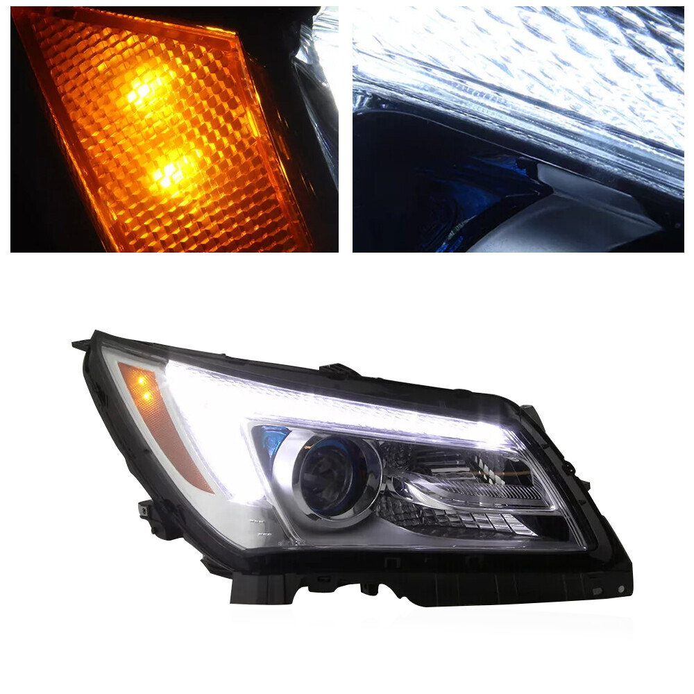 Headlight for 2014-2016 Buick LaCrosse Halogen LED Projector Driver Left Side