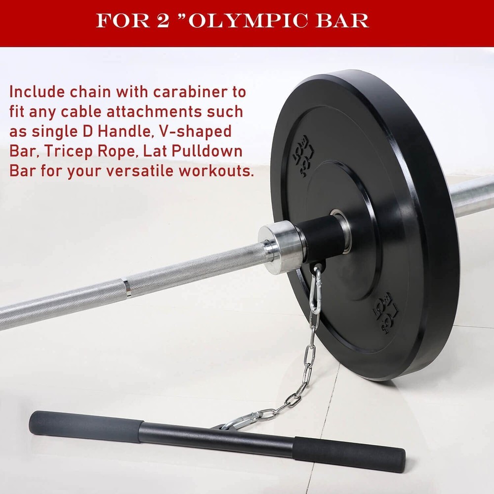 T-Bar Row Platform Post Insert Landmine Attachment â€“ Landmine Row Handle fo...