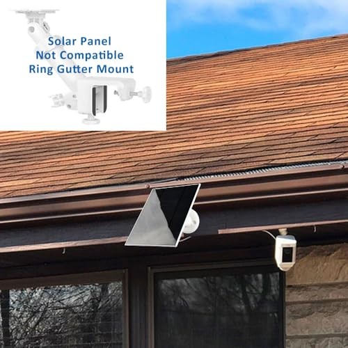 Solar Panel for Ring Cameras,1Pack Solar Panel Compatible with Ring 1 Pack