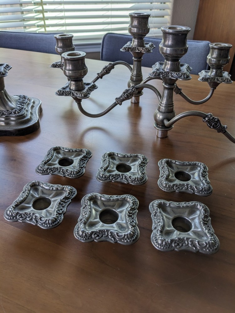 Sol Goldfeder Company Silver Candelabra