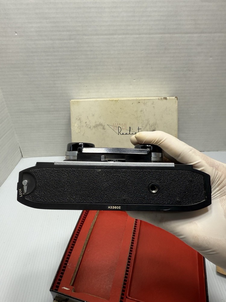 STEREO REALIST CAMERA & Viewers Stereoscopic Bundle With Original Box Strap