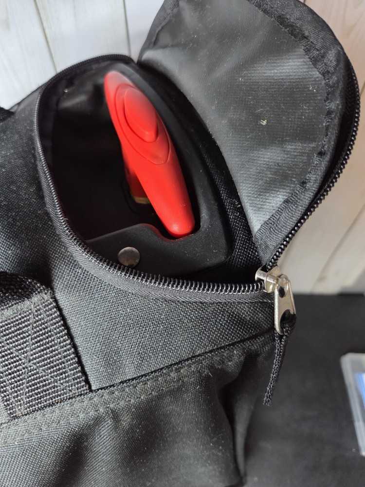 Bowling Bag Brunswick Zone Rolling Ball Roller Red Extending Handle