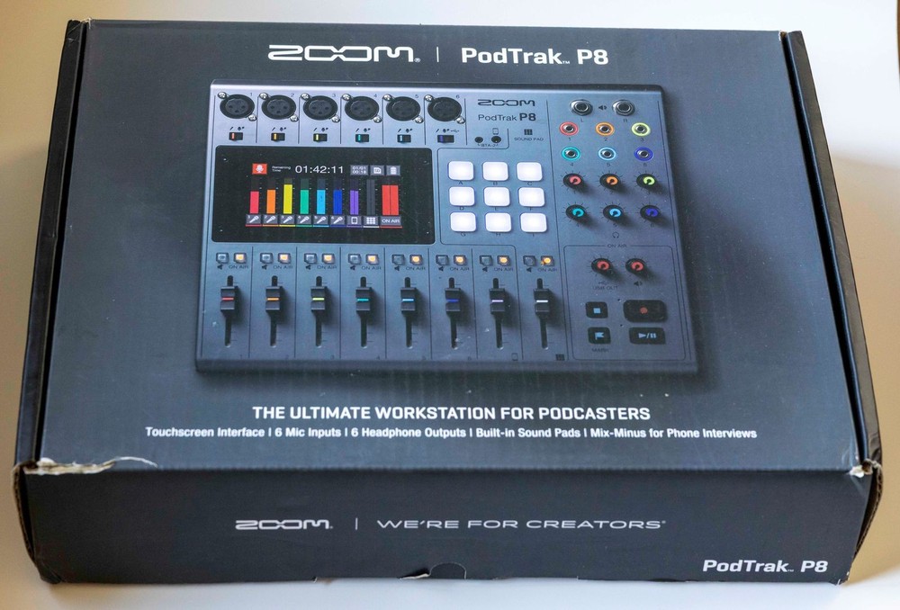 Zoom PodTrak P8 Podcast Recorder