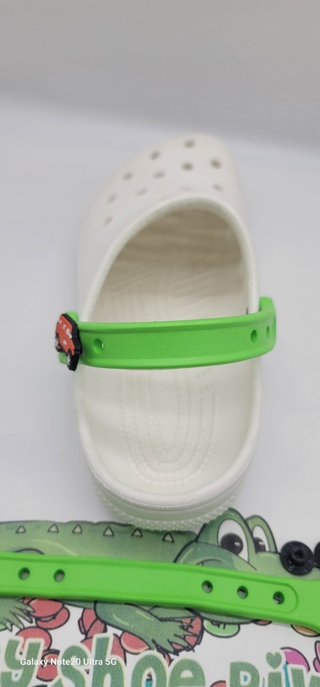 Kid Size replacement straps for croc With charm holder
