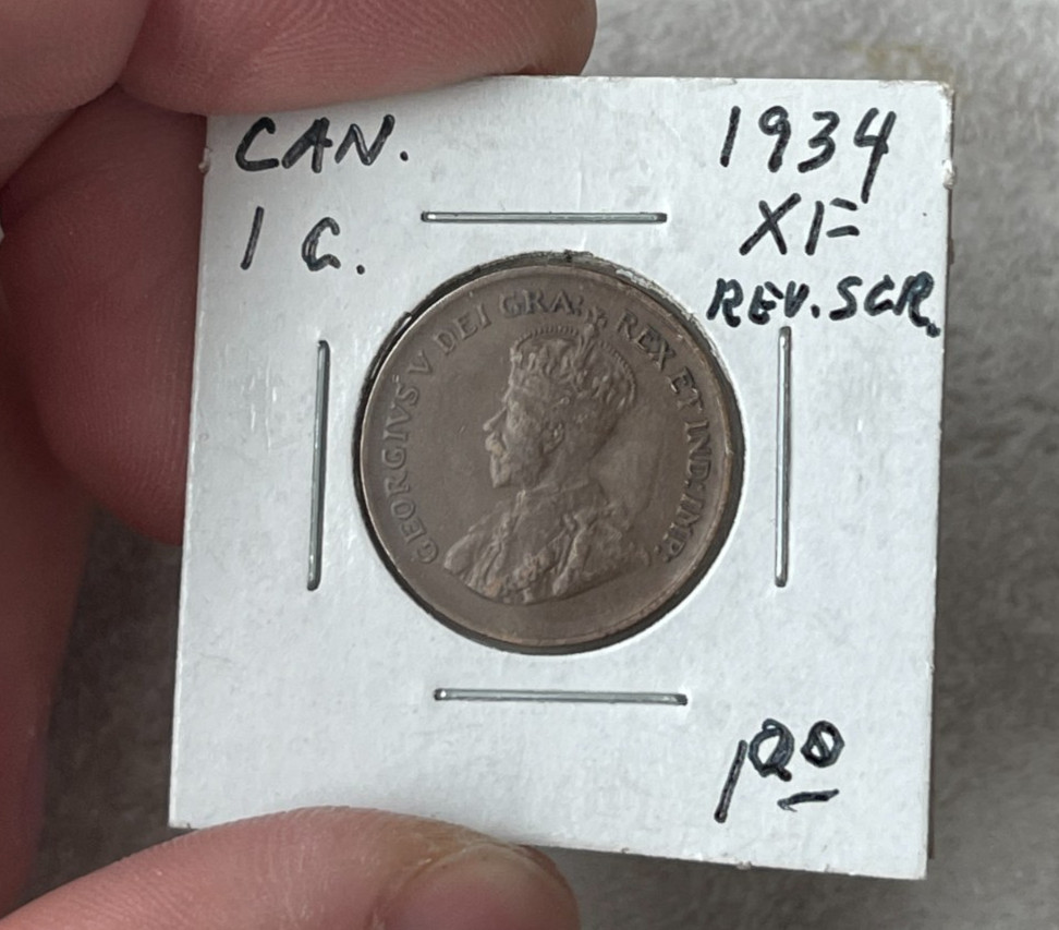 1934 Canada Small Cent - Residue L2