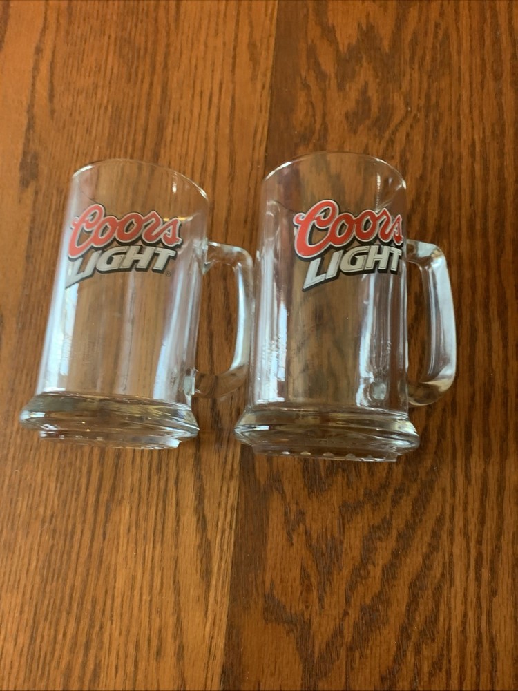 Nice Coors Light Beer Mugs 16oz Set of 2