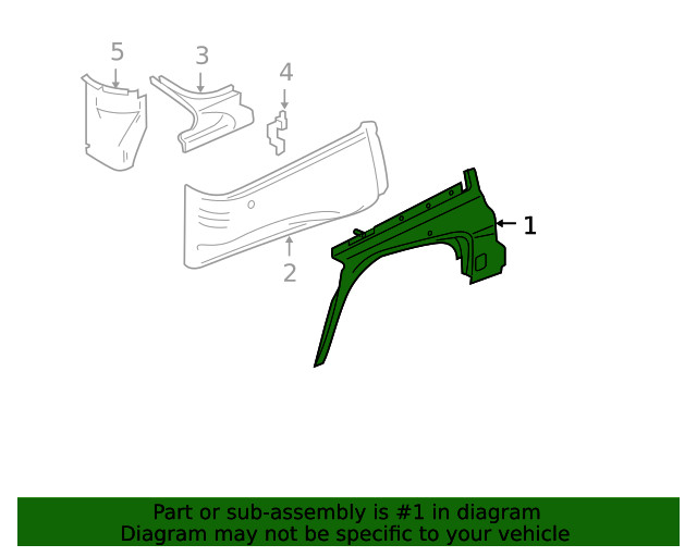 Genuine GM Wheelhouse Panel 15256855