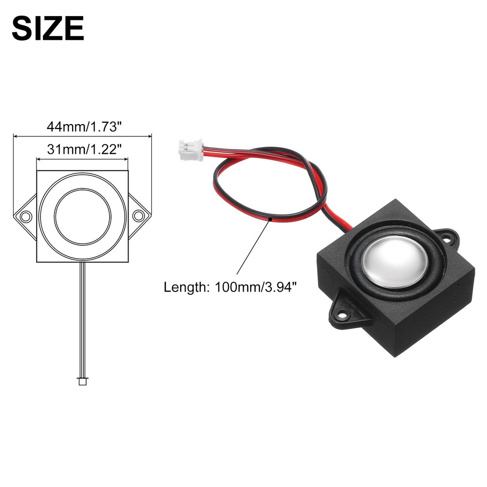 1Pcs Speaker 3 Watt 8 Ohm Mini Speaker Micro Speaker with JST-PH2.0 Interface