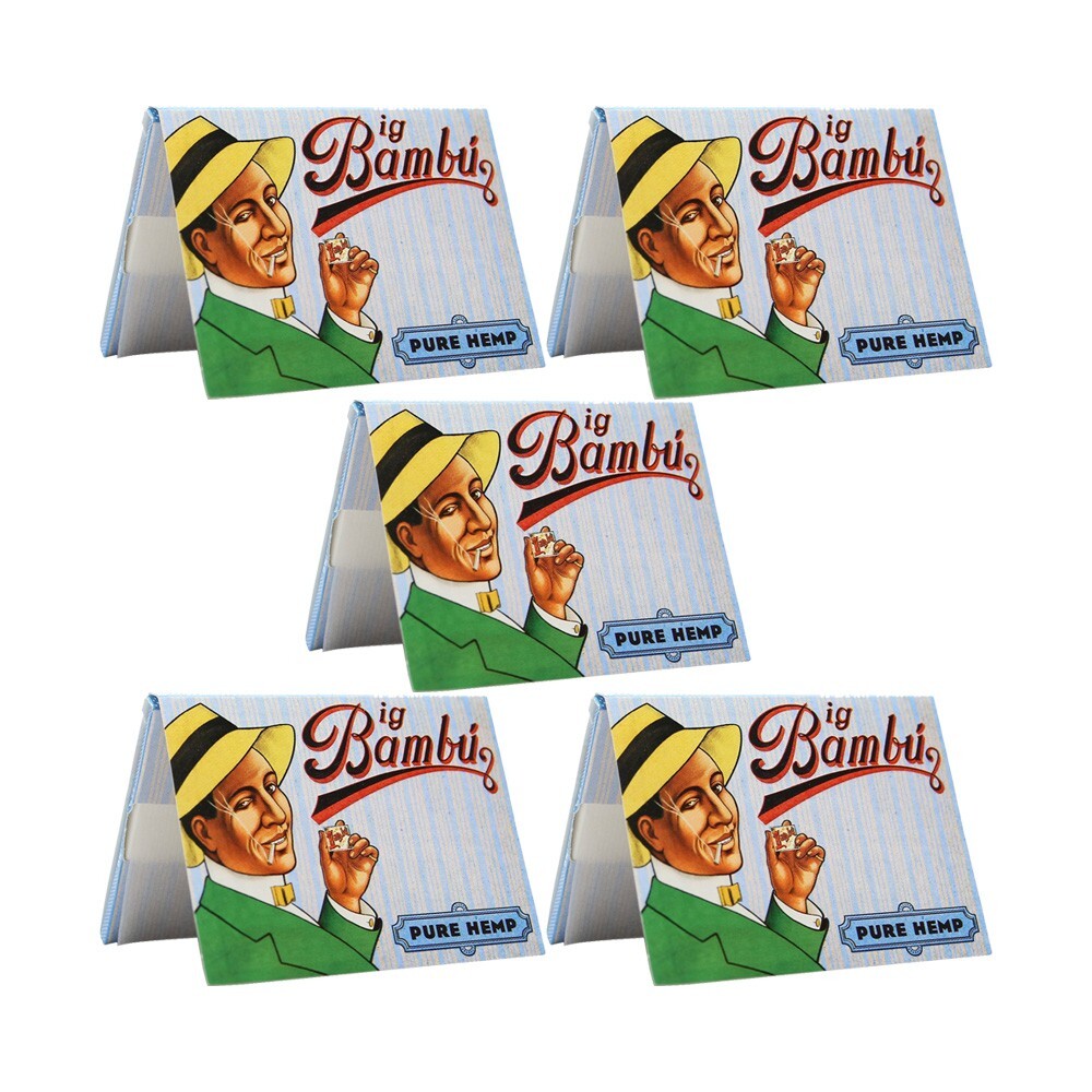 Big Bambu Pure Hemp Rolling Paper (5 Booklets)