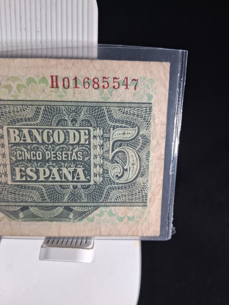 1948 SPAIN 5 PESETAS BANKNOTE