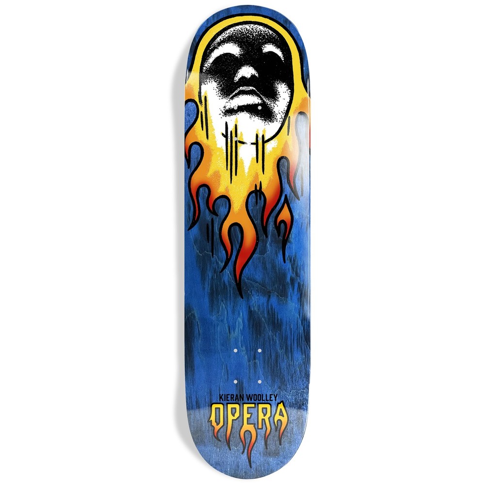 Opera Skateboard Assembly Woolley Flame 8.5" x 31.95" Complete