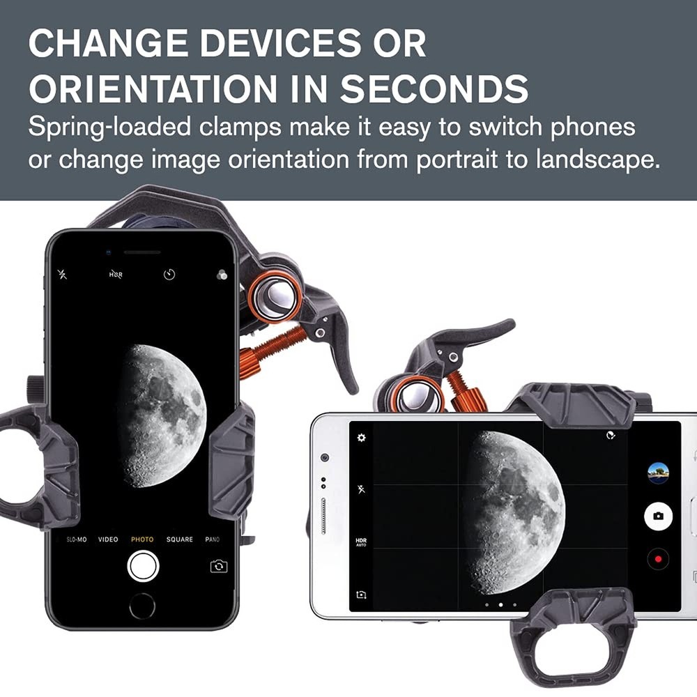 Celestron - NexYZ DX Kit - 3-Axis Universal Smartphone Adapter - Digiscoping ...