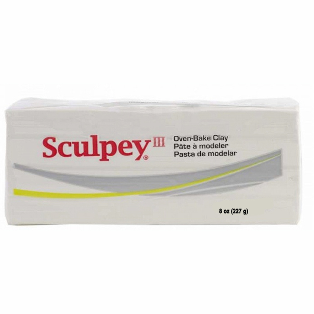 Sculpey Iii White 8 Oz
