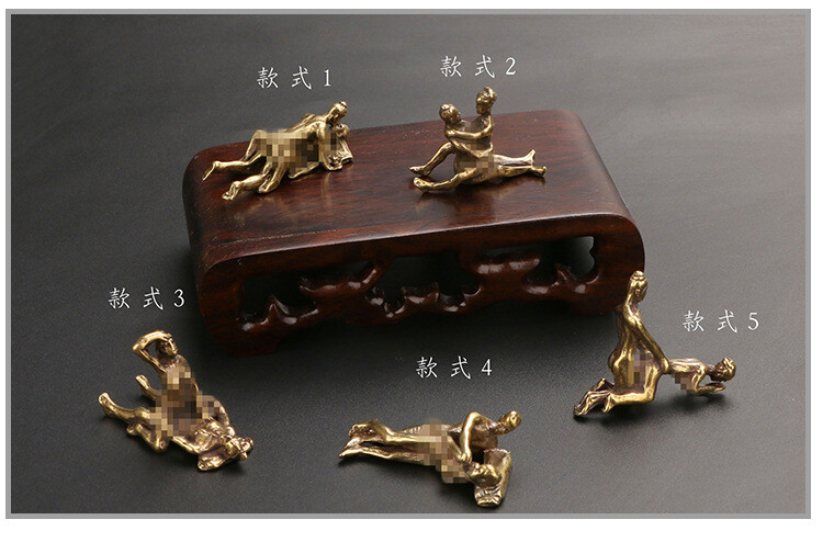 5pcs/set ornaments bronze small bronze figures personalized creative artwork
