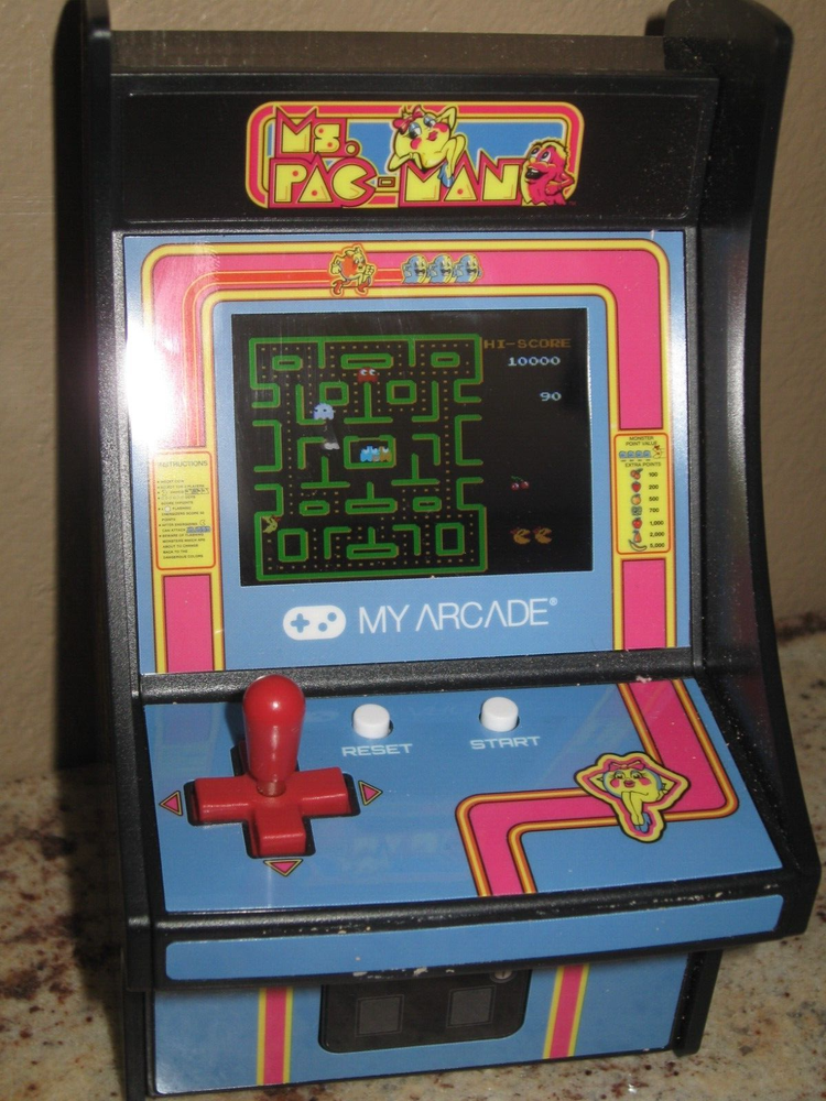 My Arcade- Micro Player Mini Retro Arcade Machine: Ms. Pac-Man Video Game