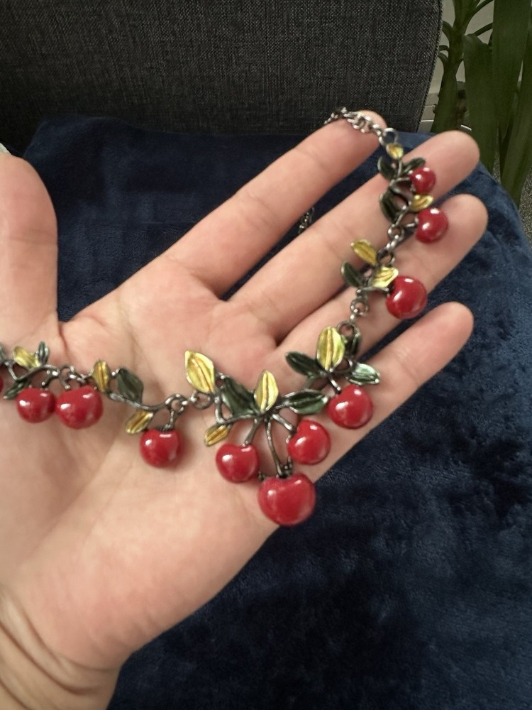 Cherry Necklace Set