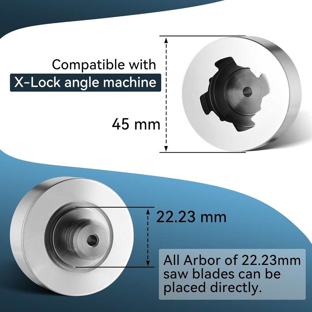 Grinder Lock to 5/8''-11 Thread, Compatible with XLOCK Angle Grinder Cutting ...