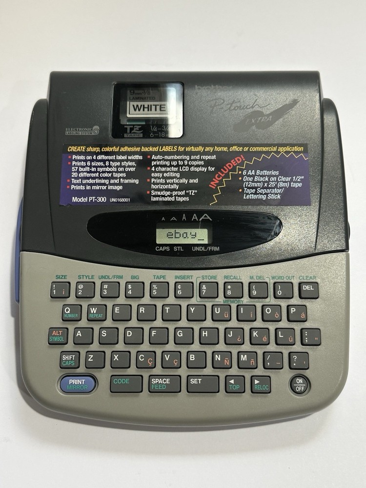 Brother P-touch Extra Electronic Labeling System PT-300