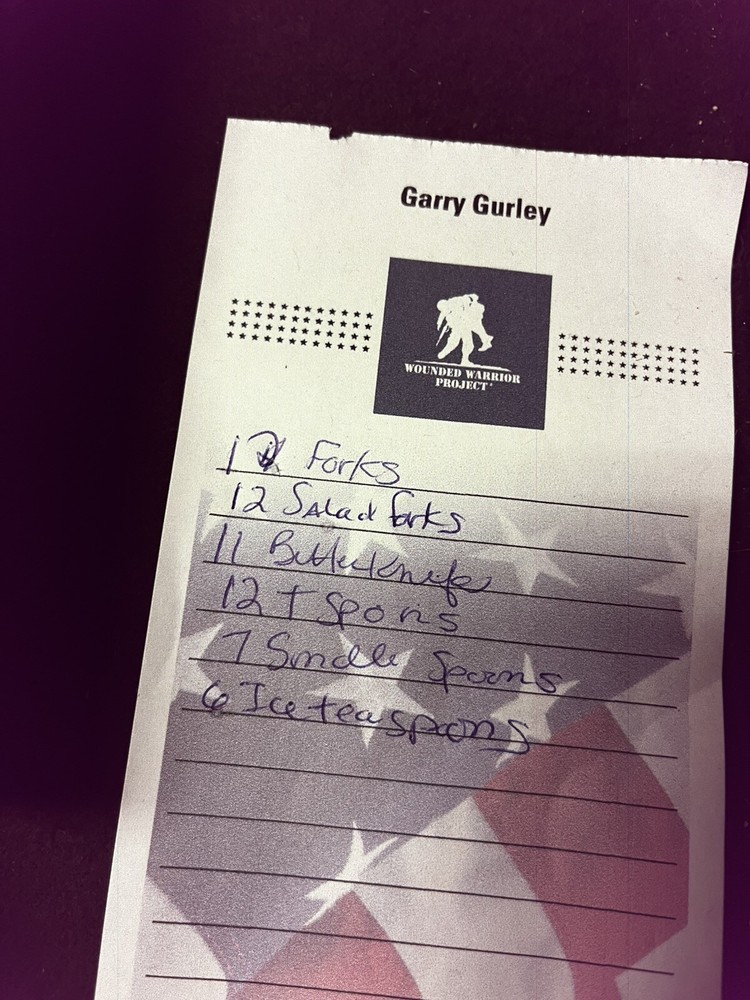 fancy brass or bronze flatware set, dutch