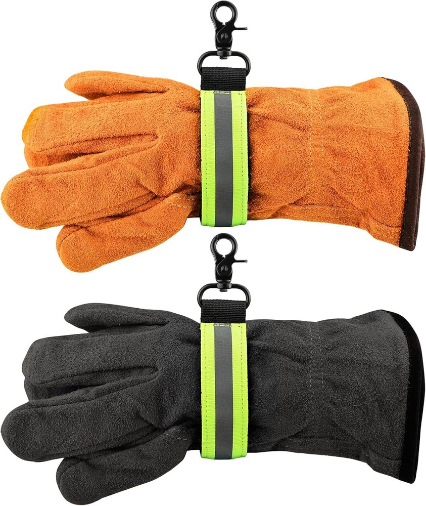 Firefighter Glove Strap, 2PCS Heavy Duty 2 Pack, Green 2 Pack