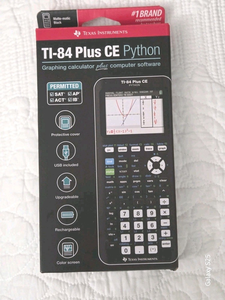 Texas Instruments TI-84 Plus CE Python Graphing Calculator Black New Sealed