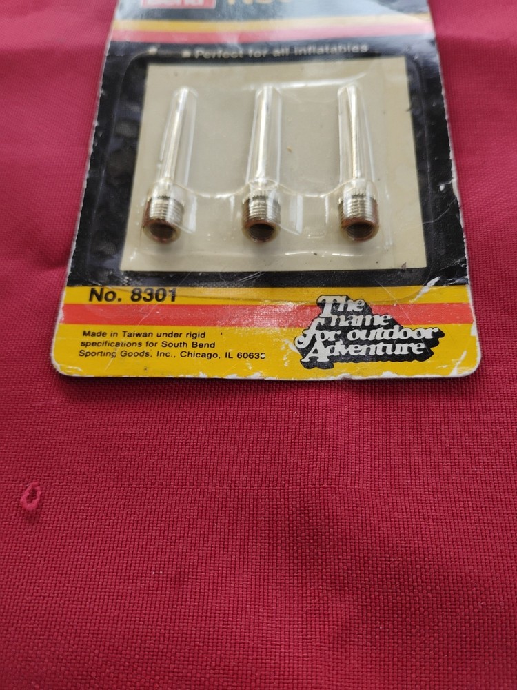 Vintage Prebarcode South Bend Inflating Needles New In Package