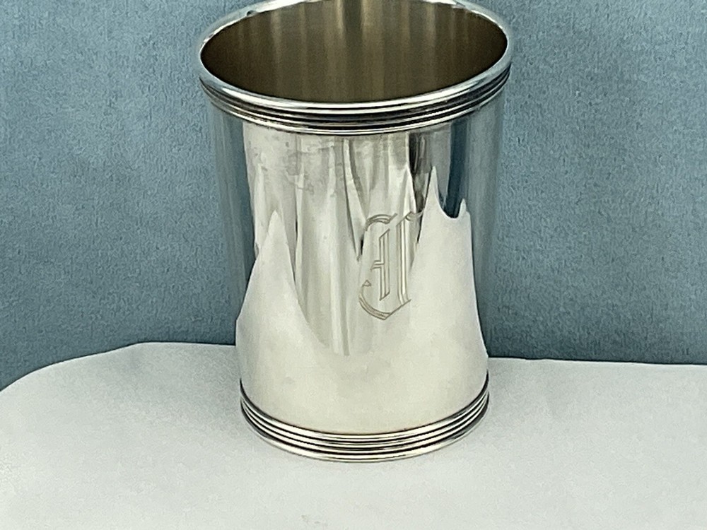 Vintage Manchester 3759 Solid Sterling Silver Derby Mint Julep Cup Monogrammed